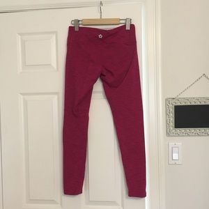 Pink work out leggings